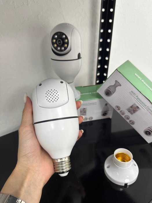 Камера видеонаблюдения с ДАТЧИКОМ движения и НОЧНОЙ съемкой! WI-FI.