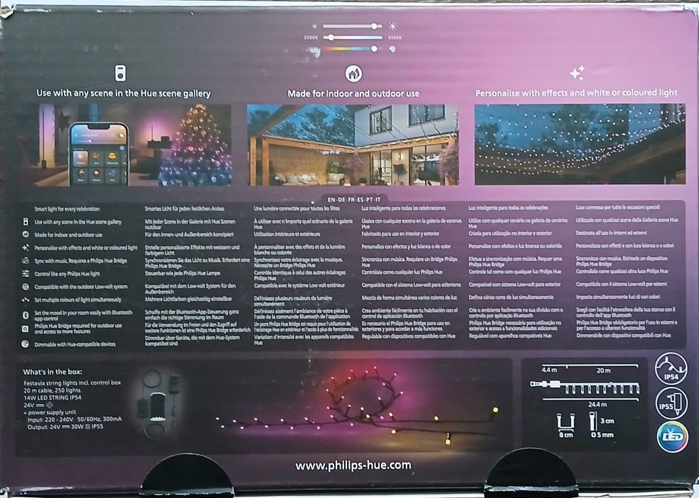 Philips Hue Girlanda LED Festavia 250LED *nowa i oryginal