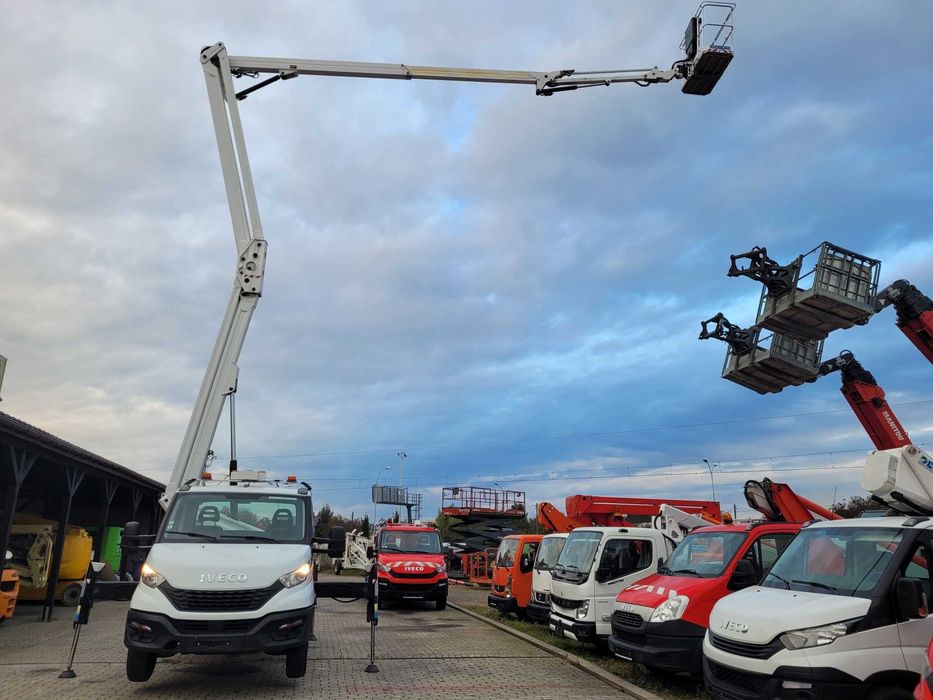 iveco podnośnik koszowy zwyżka przegubowy z jib /cte/zed/23m/multitel