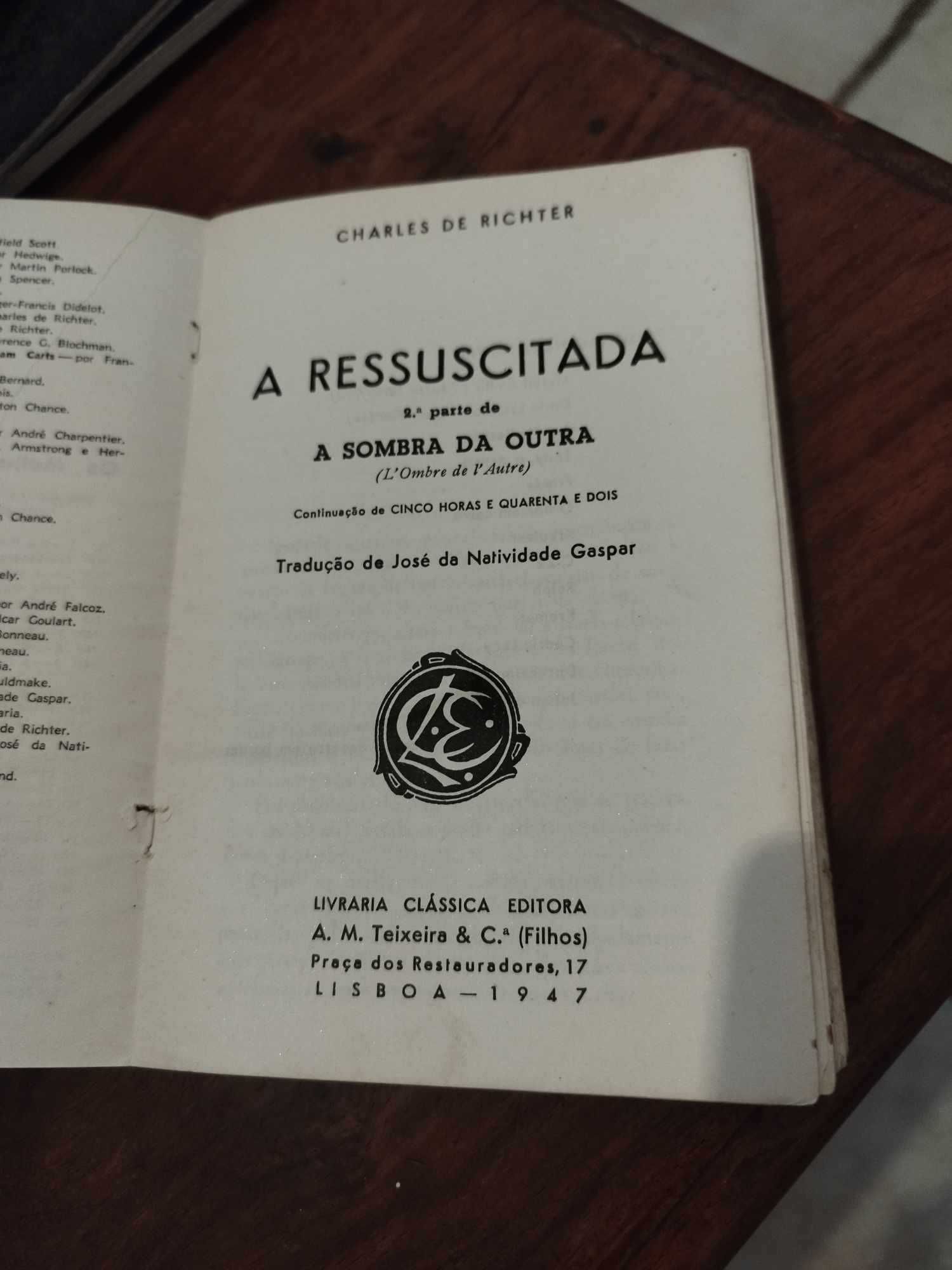 Livro A Ressucitada