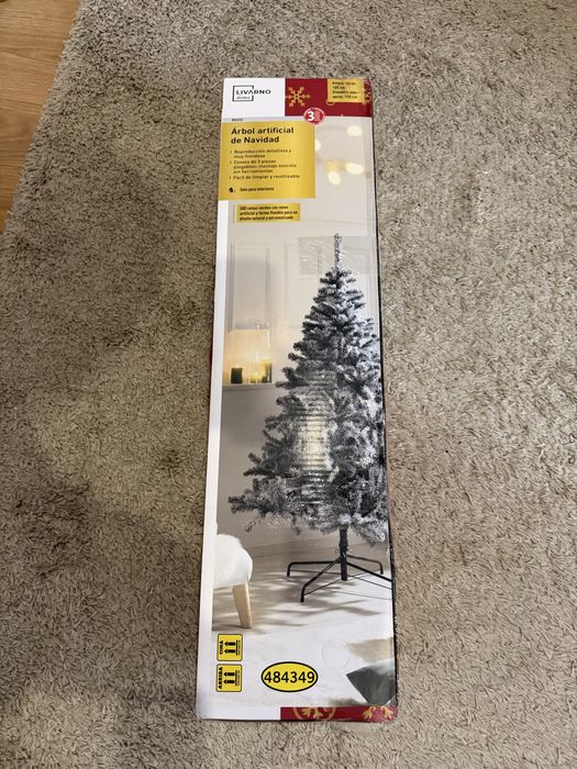 Arvore natal neve 1,80m NOVA