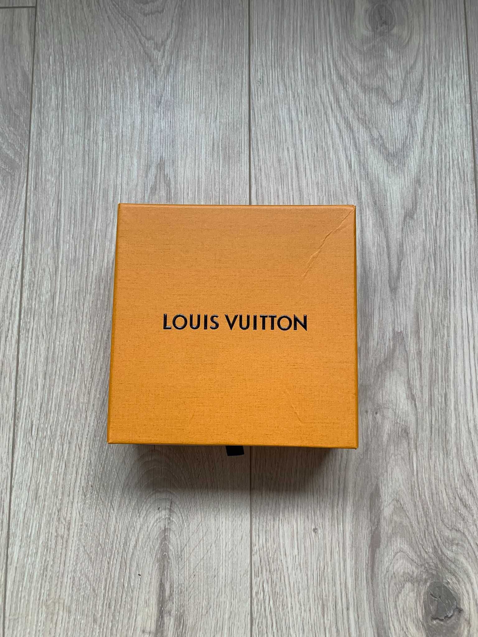 Czarny skórzany pasek Louis Vuitton 80 cm