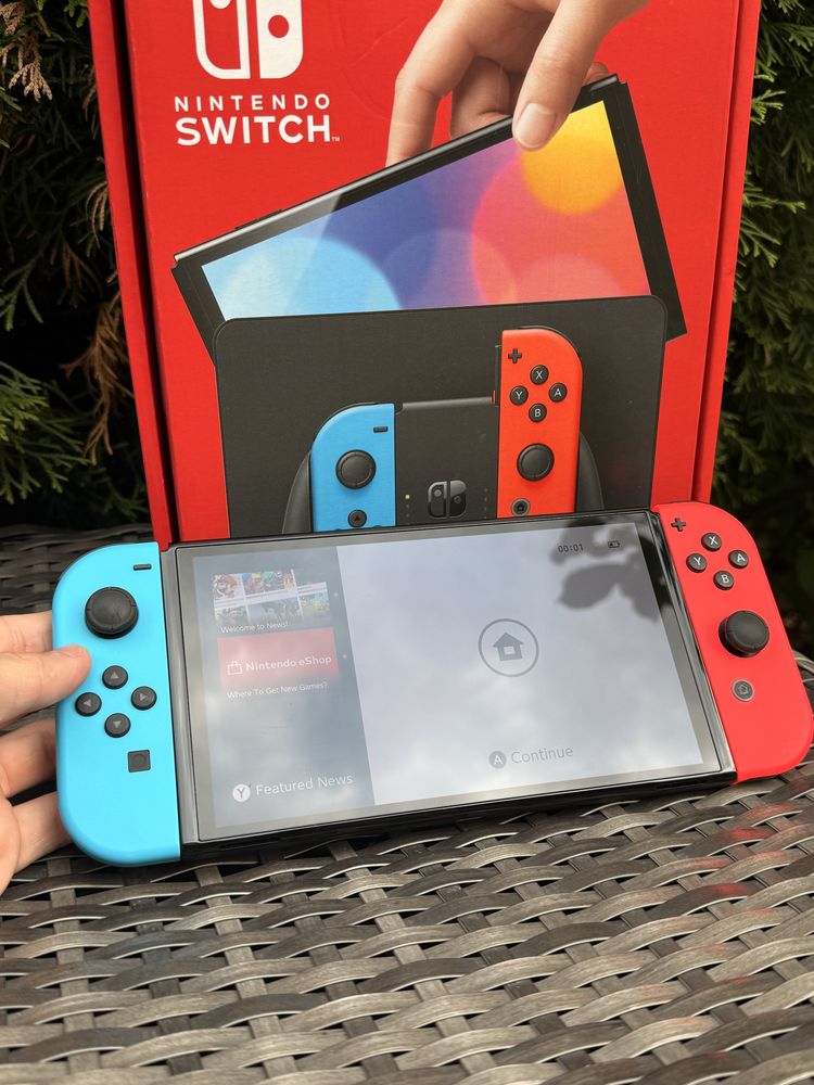 Nintendo Switch OLED / Pełen zestaw !