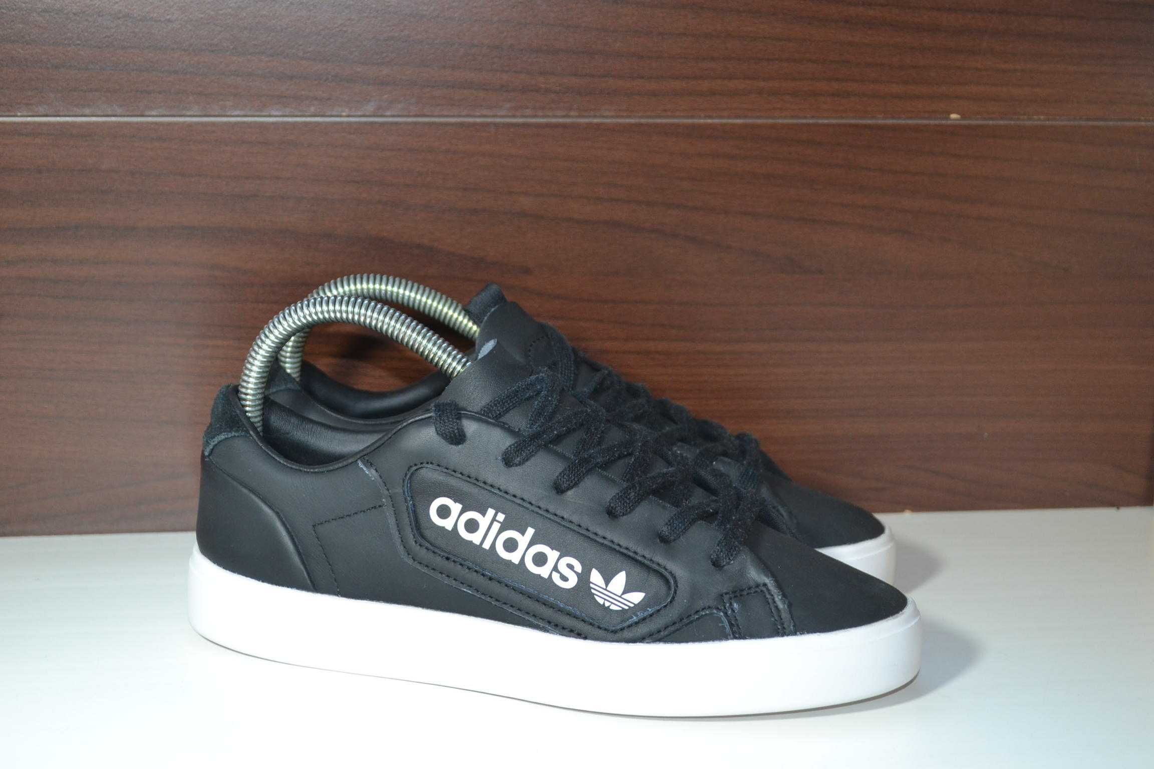 adidas sleek 37-38р кроссовки кожаные оригинал