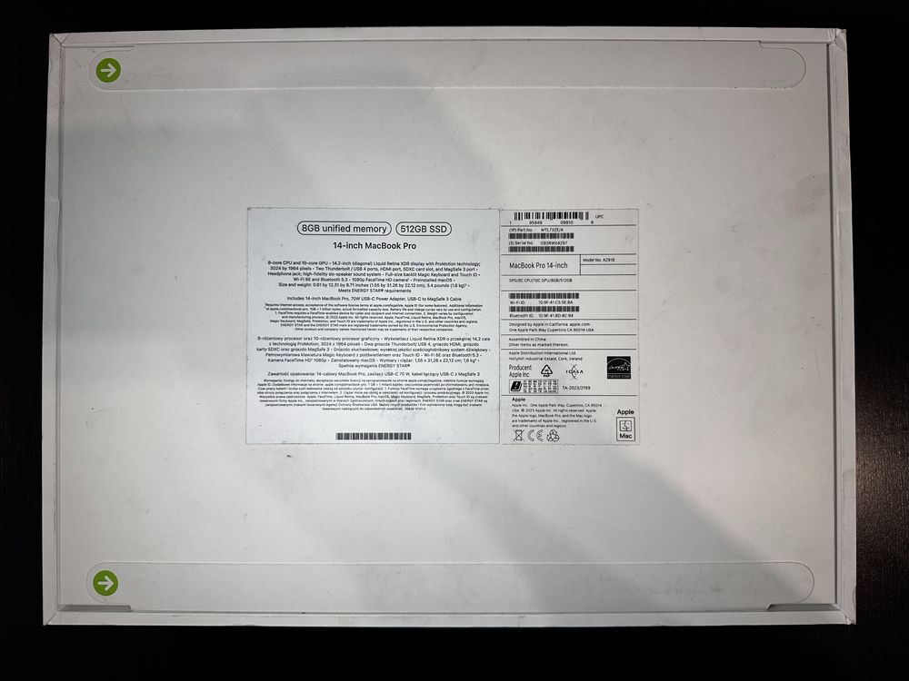 Apple MacBook Pro M3 2023 + Magic Mouse