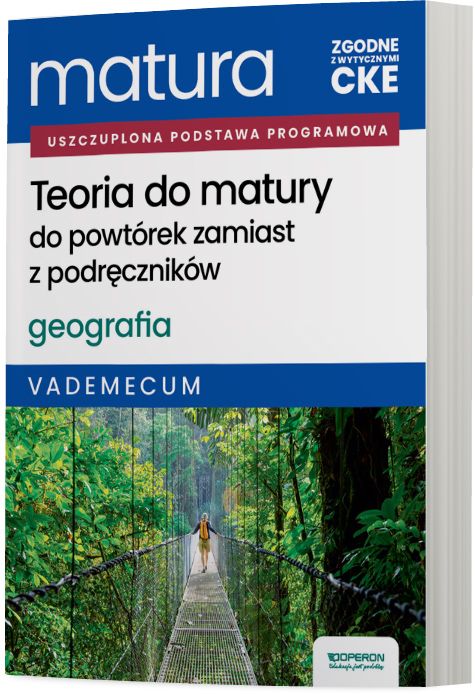 Matura 2026 Geografia Teoria do matury Vademecum Operon