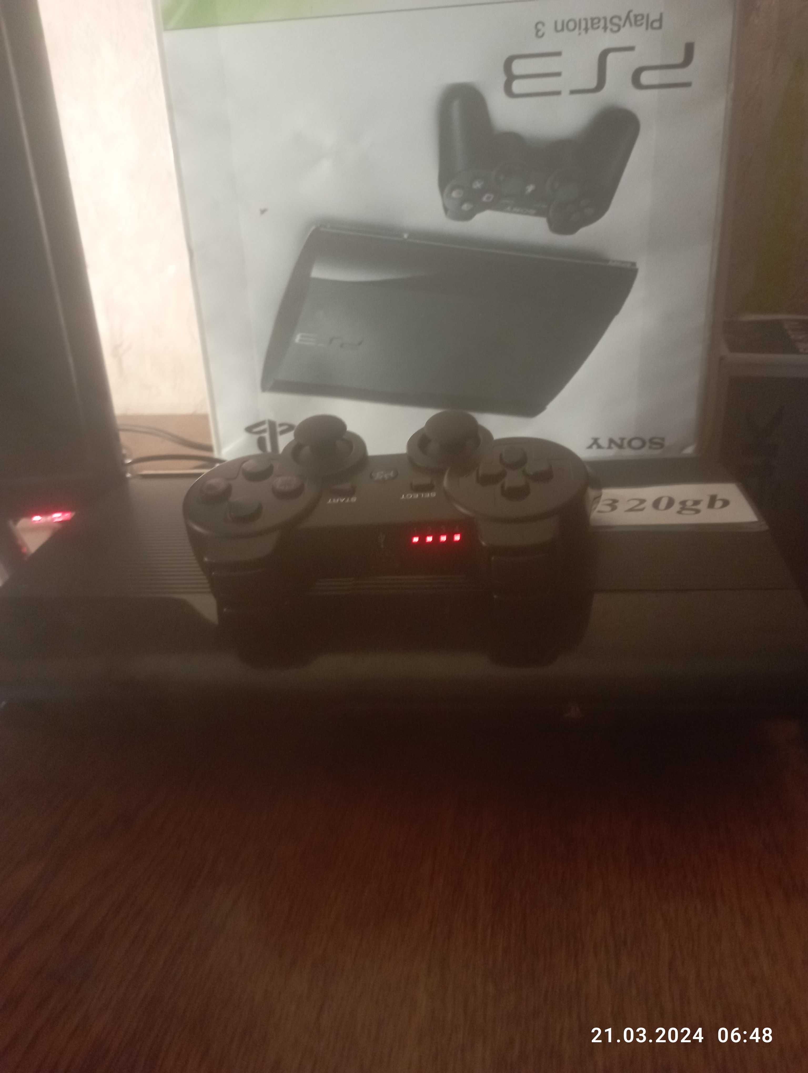Ps3 super slim 320gb +ігри