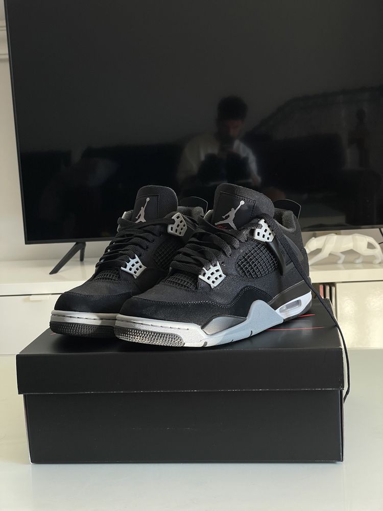 Jordan 4 Retro “Black Canvas”