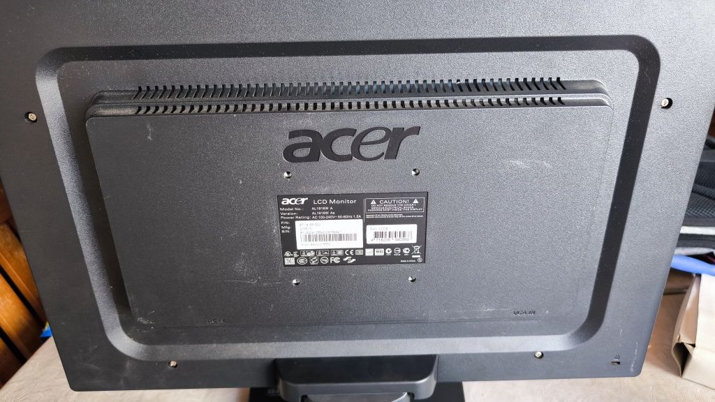 Monitor 19 Acer AL1916WA computador 19"