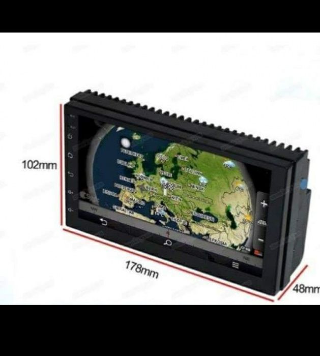 AutoRadio 2Din '7' Android 13 GPS Carplay Android Auto/Montagem