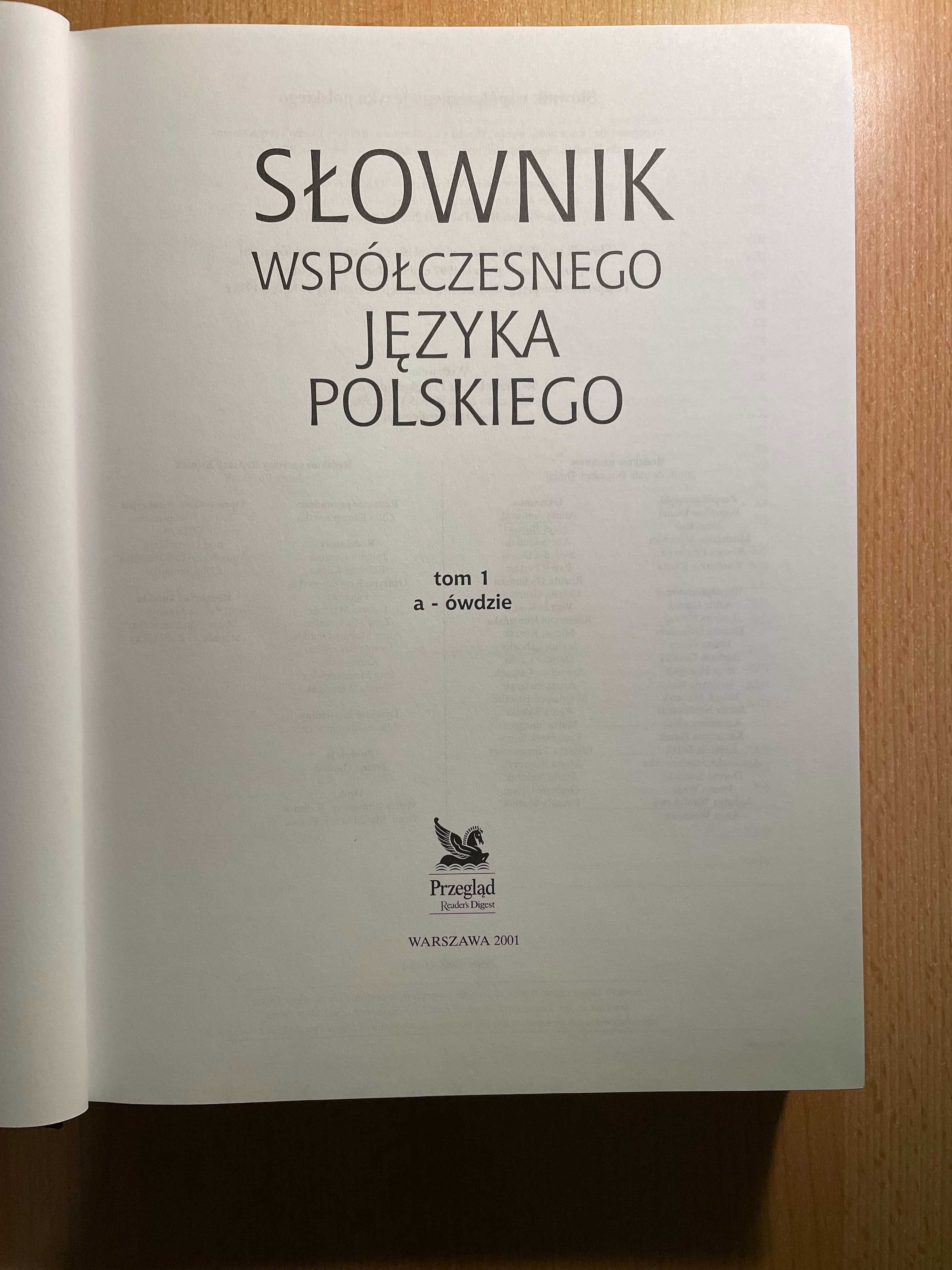 słownik współczesnego języka polskiego tom 1