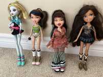 Bratz, monster high ляльки