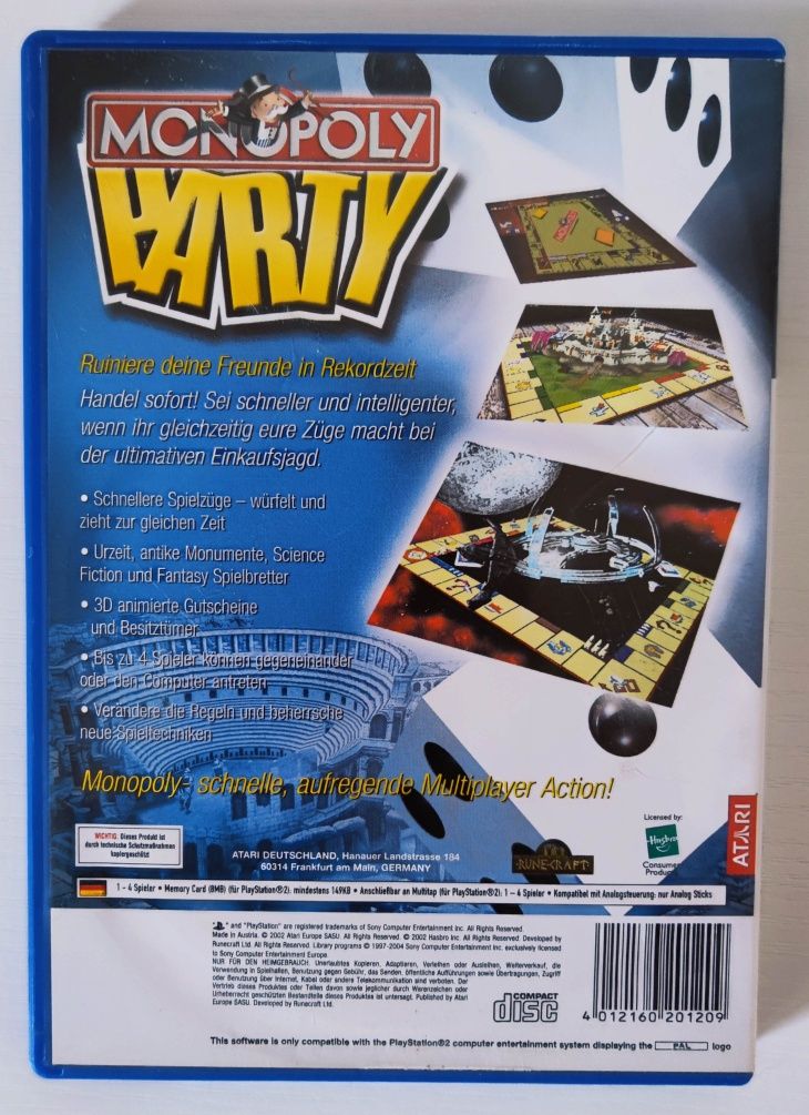 Gra Monopoly Party PlayStation 2 (PS2)