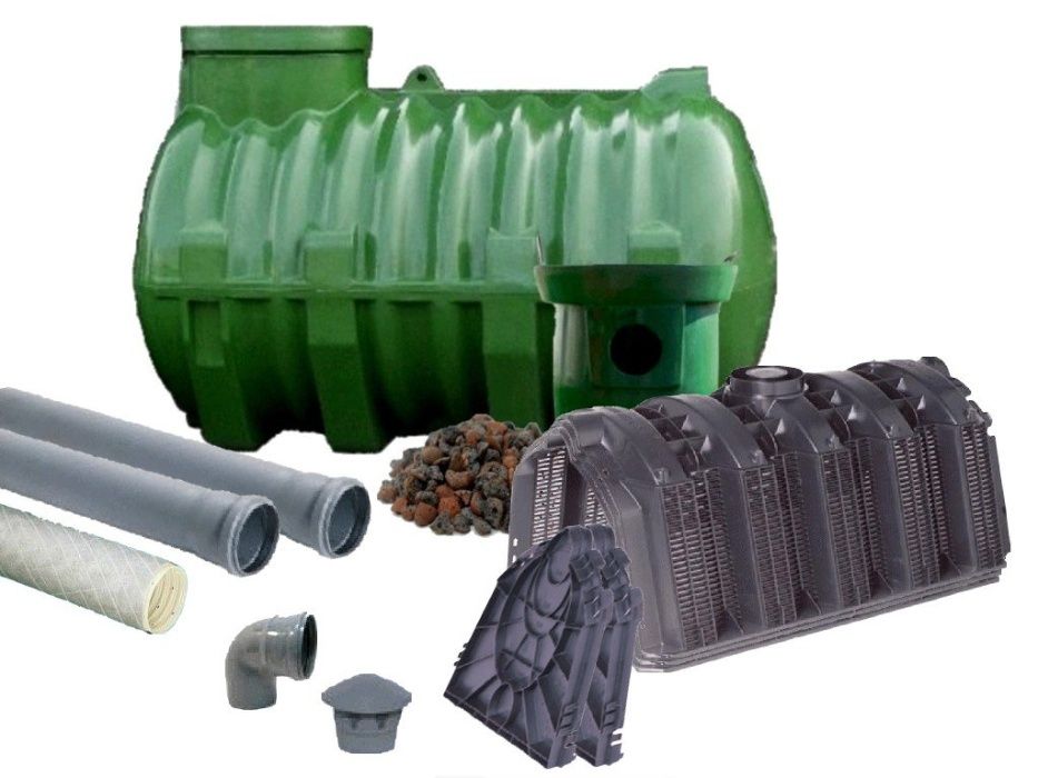 oczyszczalnia tunelowa 2000 4 tunele 300litrów lub 7 tunel 150 komplet