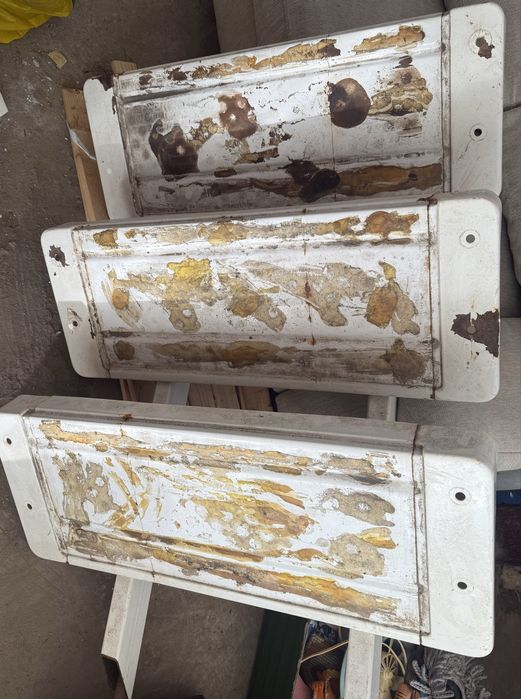 Schody żeliwne malowane proszkowo