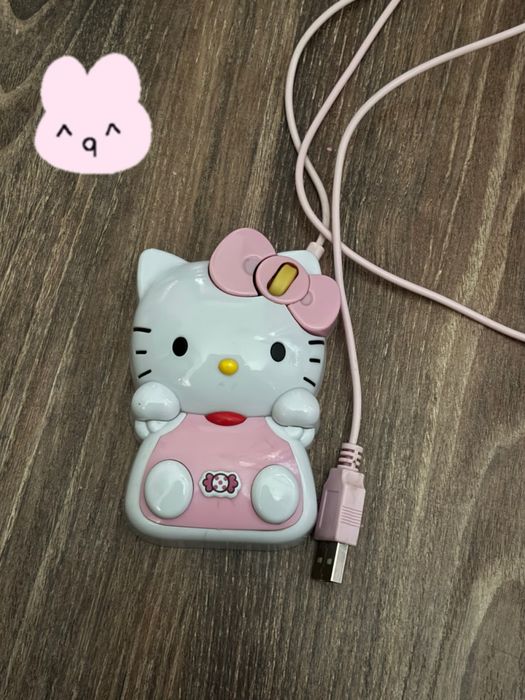 мышка хеллоу китти для компьютер cutecore kawaii kei jirai kei розова