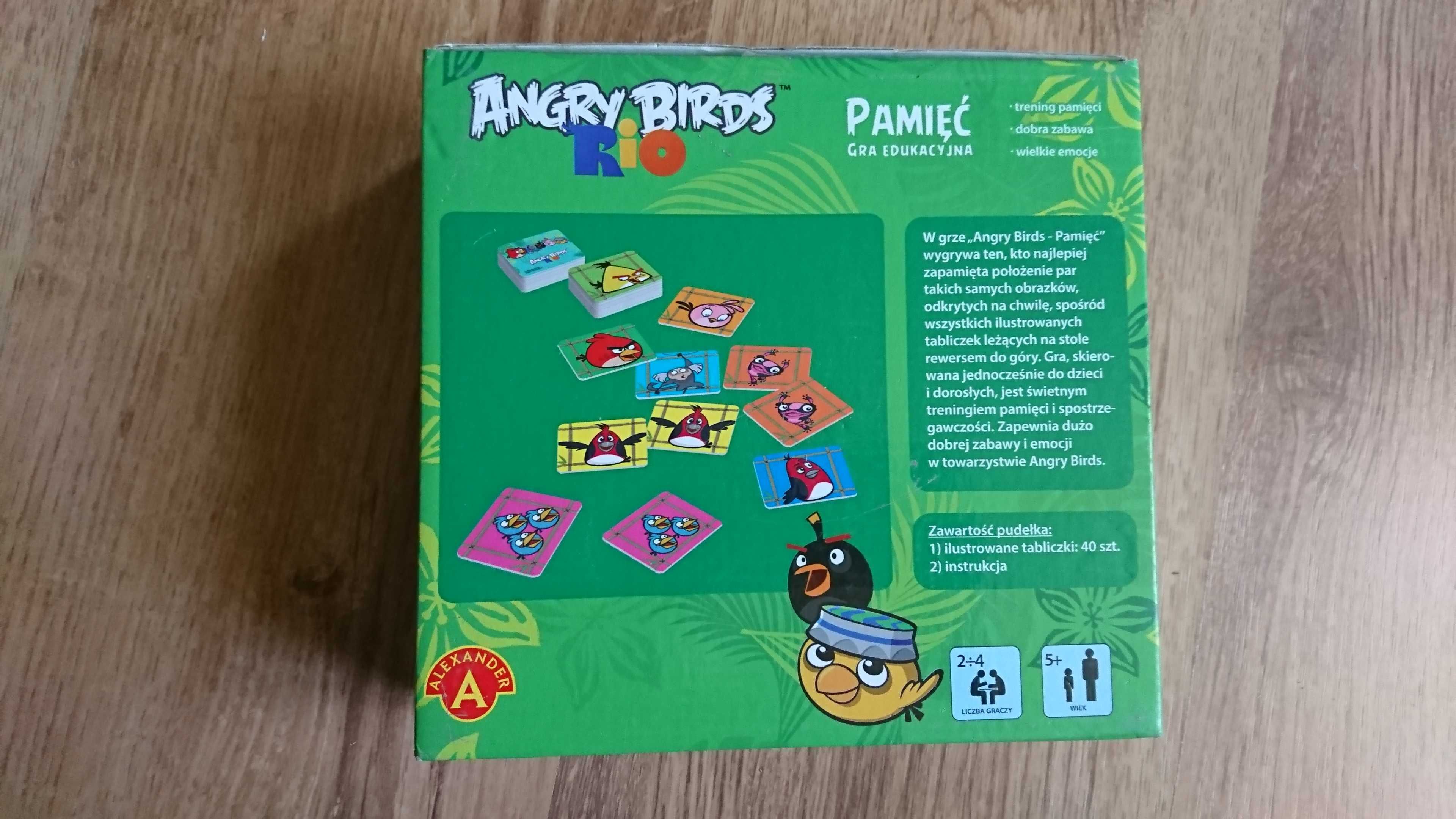 Gra memory angry birds