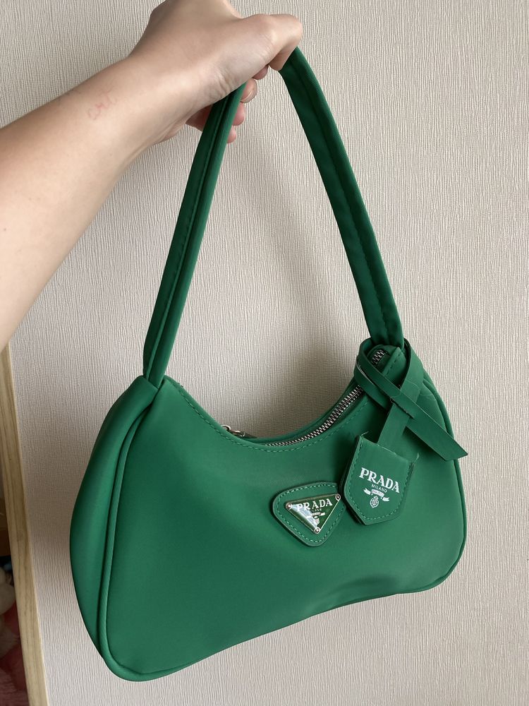 Сумка Prada рожева , зелена та коричнева , беж Diesel