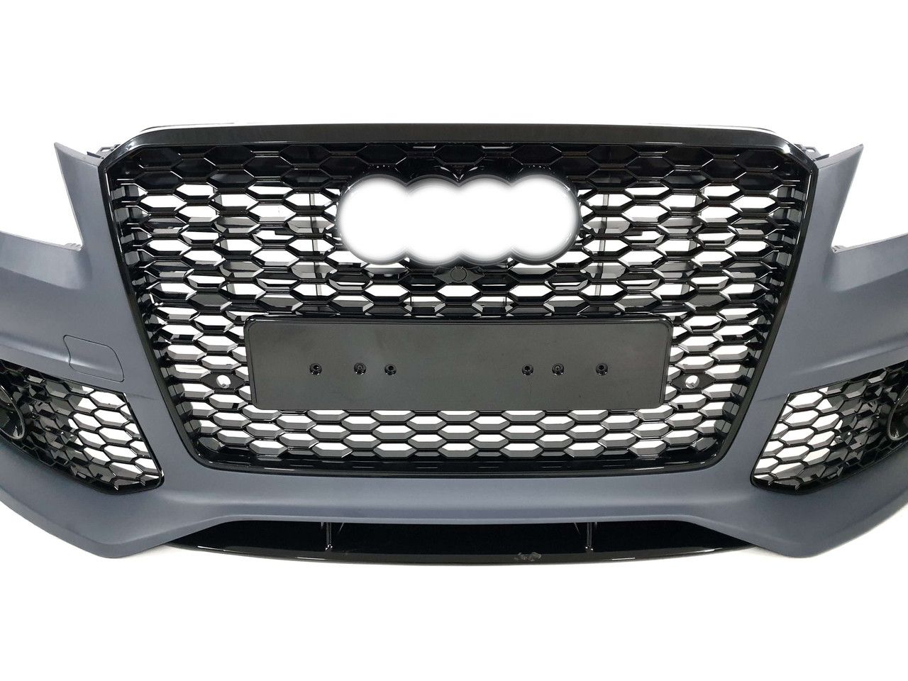 Передній бампер ( в стилі RS ) V1 на Audi A8 D4 2010-2014