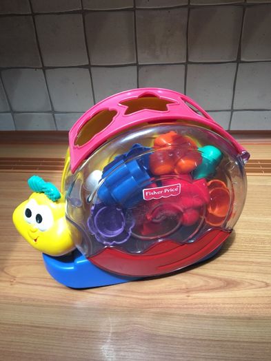 Ślimak smakosz klocków fisher price