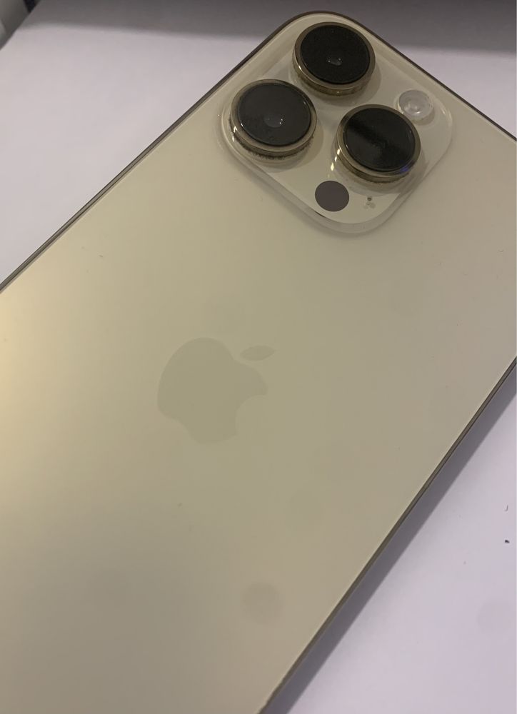 Iphone pro max 14 128gb gold gwarancja