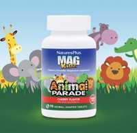 Animal Parade магний Mag Kidz natures plus iherb магнезиум витамины