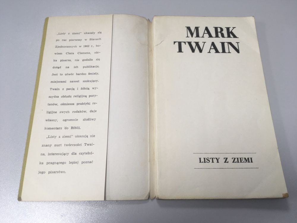 Mark Twain - Listy z Ziemi