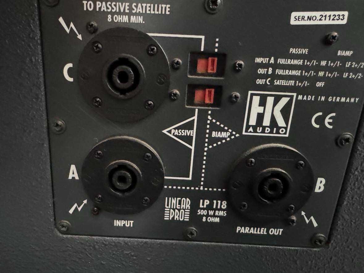 PA Hk 4 tops 8 subs Bom estado