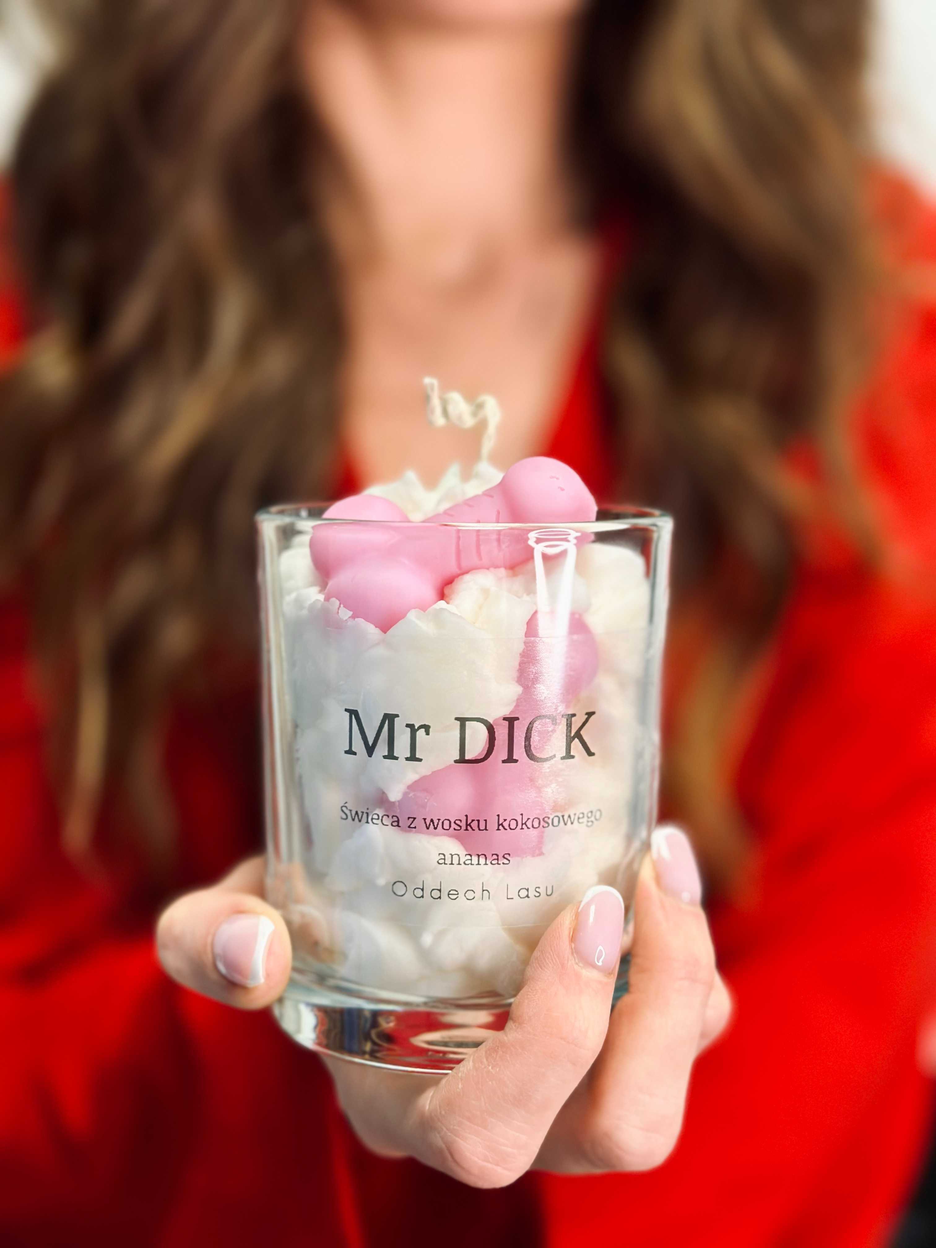 Mr Dick, świeca z wosku kokosowego, zapachowa, zalewana w szkle