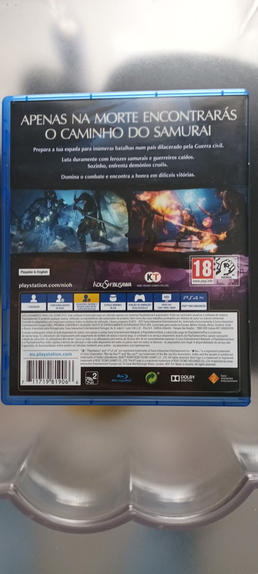 PS4 Tenho o Nioh para a troca ou venda