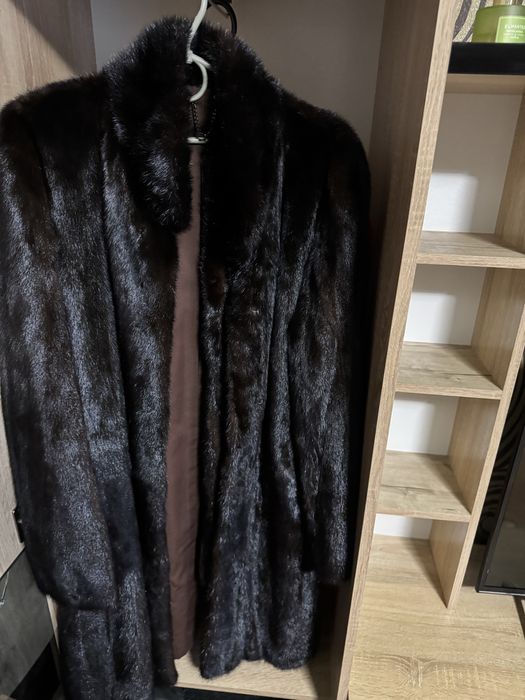 Шуба з натурального хутра норки, розмір від хс до л