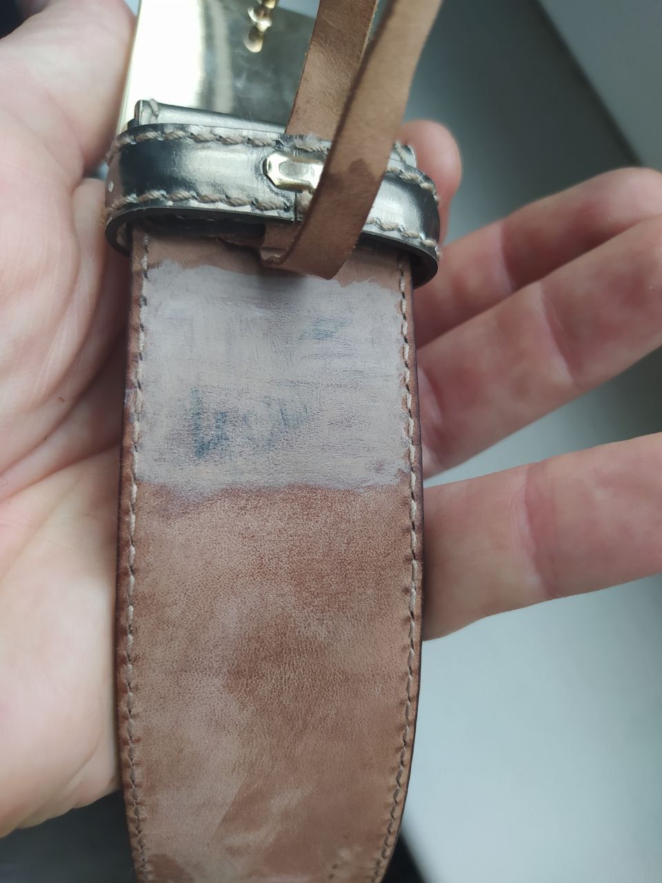 Ремінь пояс Gucci Hysteria Metallik кожа