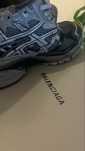 balwnciaga runner grey blaxk