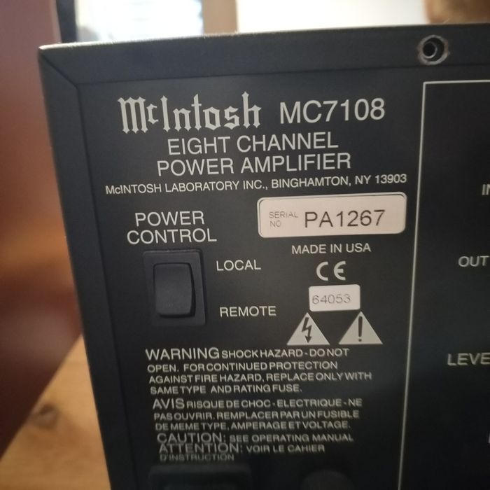 Końcówka mocy Mcintosch MC7108 nie krell accuphase zamiana
