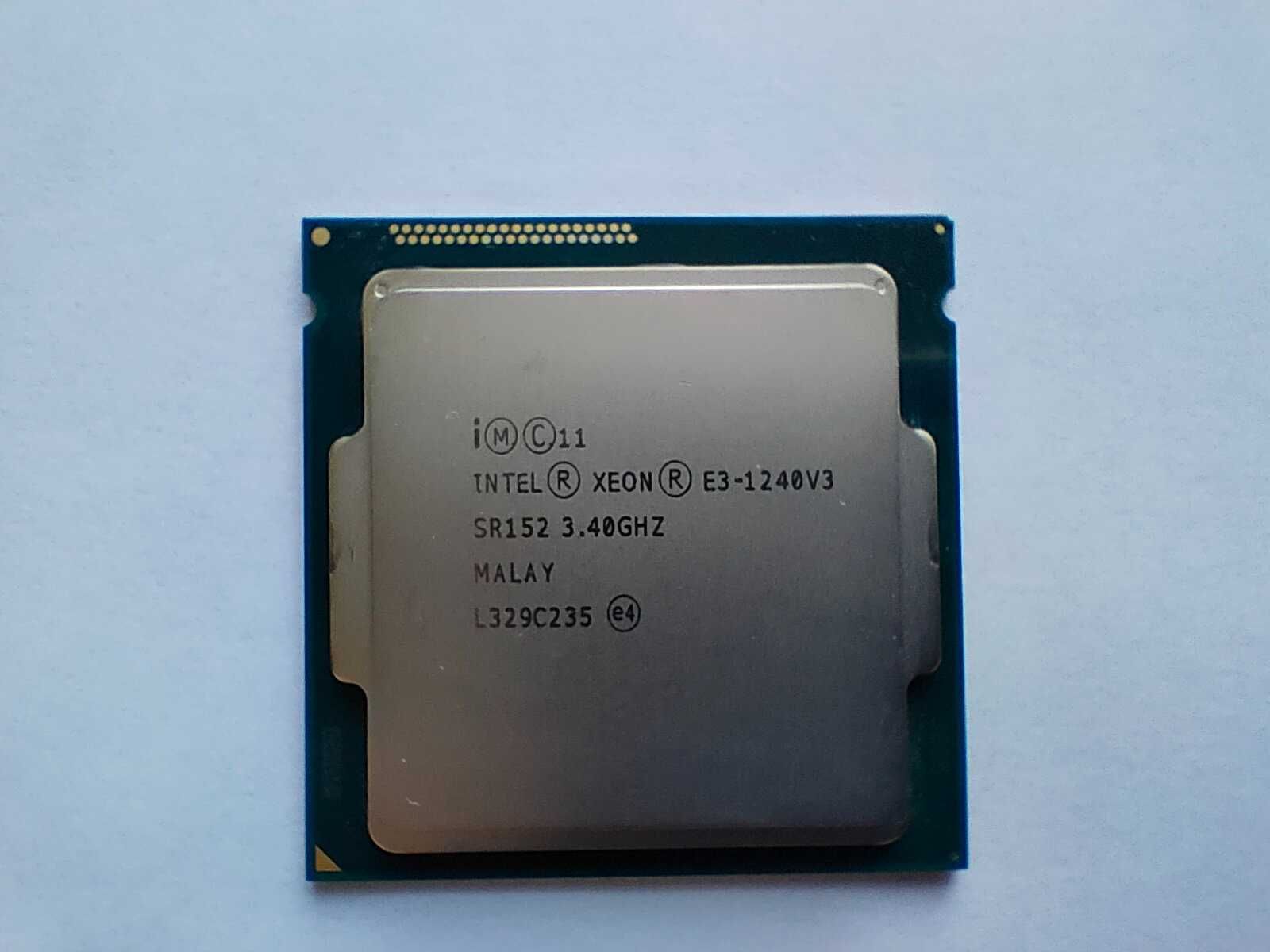 Intel Xeon E3-1240 v3 3.4-3.8 GHz 4/8 1150 tray (i7-4770) +термопаста