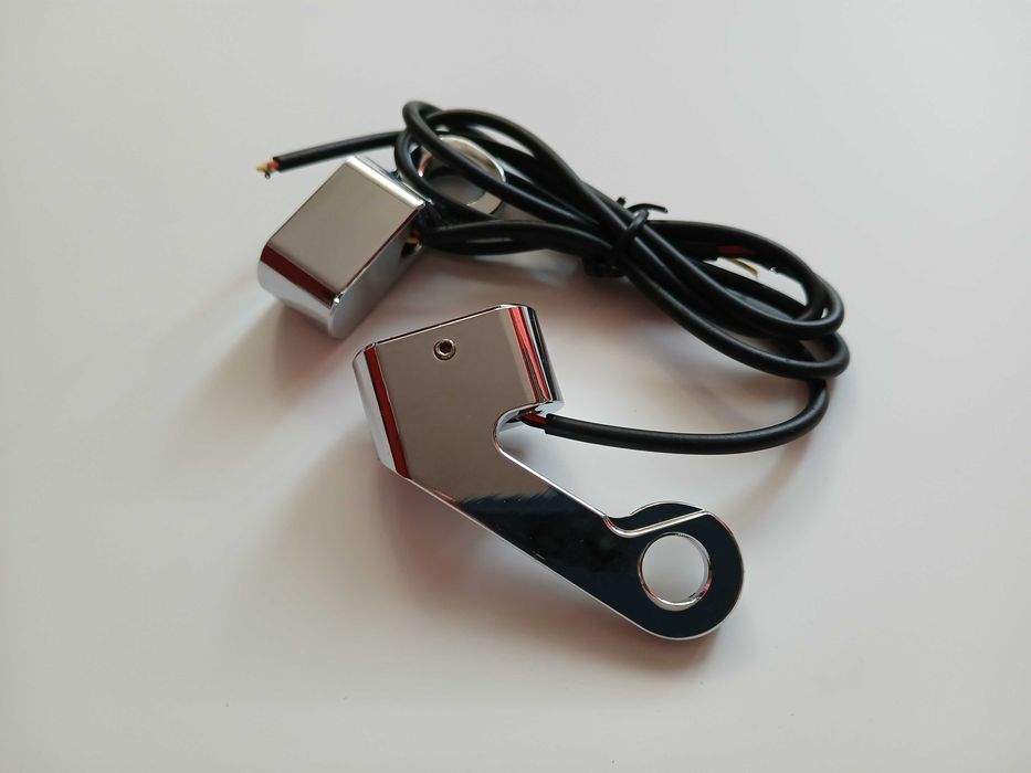 Motocykl kierunkowskazy Harley przednie led fastline chrom 2szt burszt