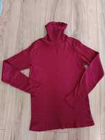 Burgundowy golf Sinsay rozmiar M