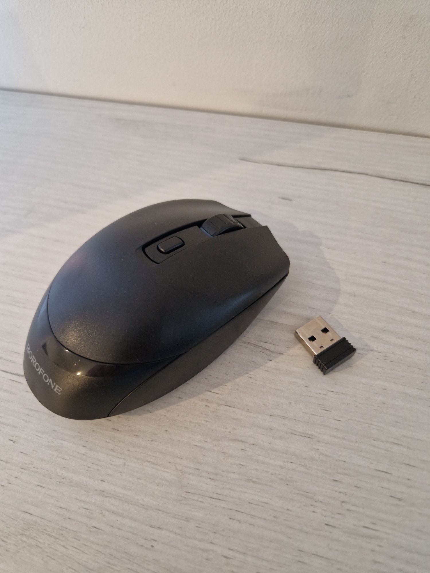 Borofone Mysz komputerowa BG7 Platinum bezprzewodowa czarna