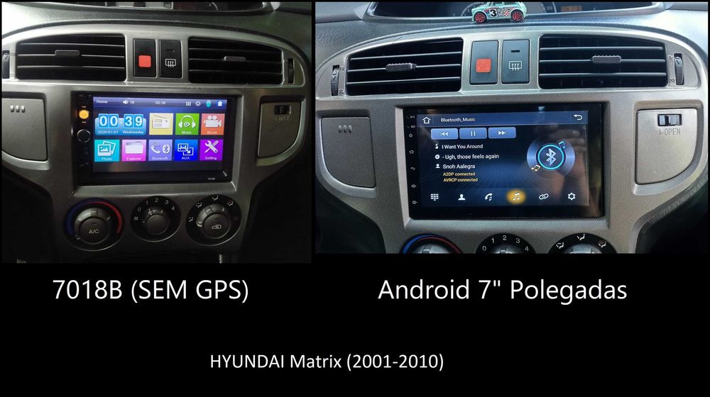 Rádio 2DIN • HYUNDAI Getz Tucson Matrix Accent Trajet • Android 4+32GB