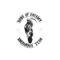 3x Naklejka/wlepka Infamous Team // Sons of Infamy