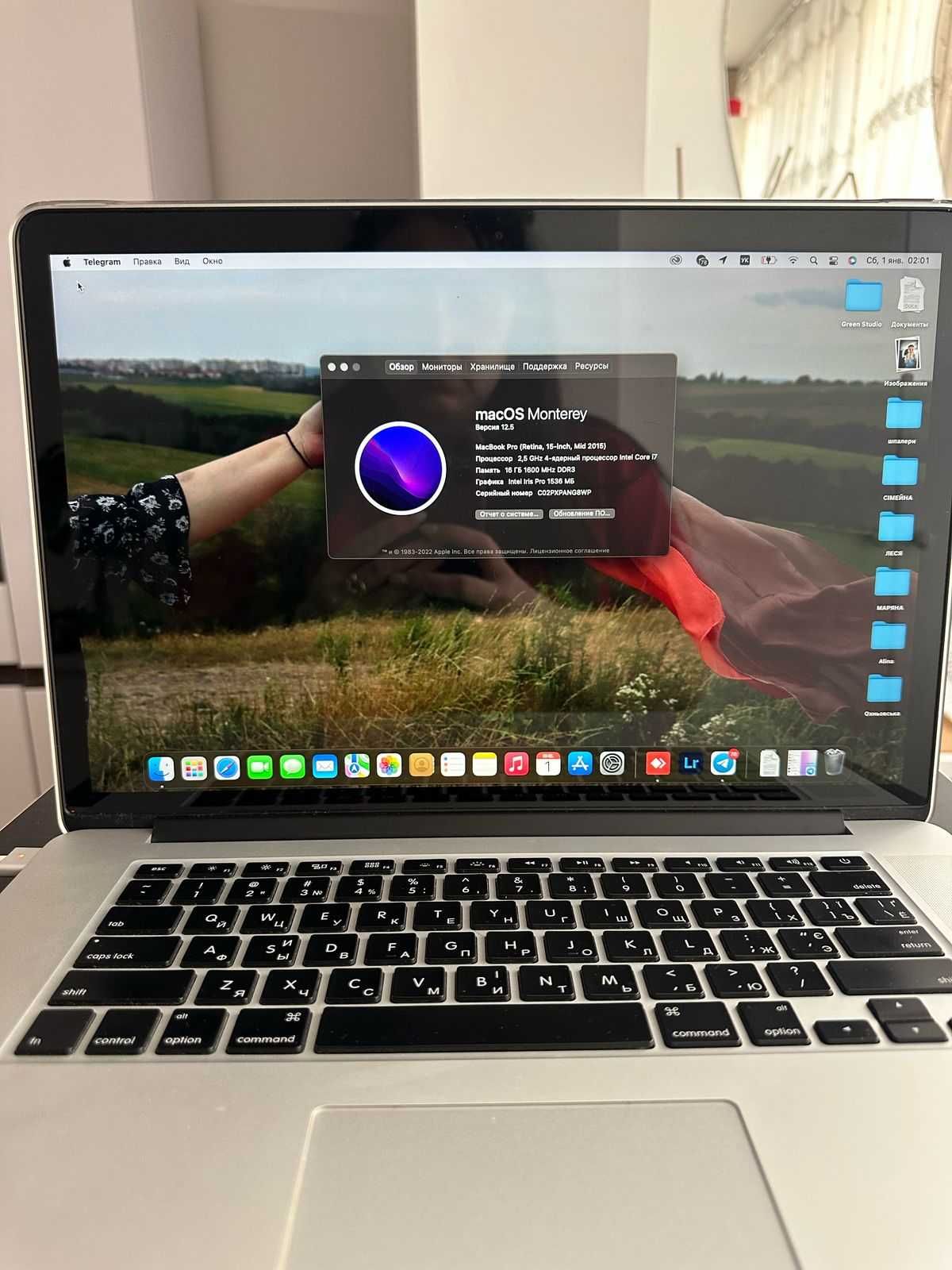 MacBook Pro 15” Retina (Mid 2015)