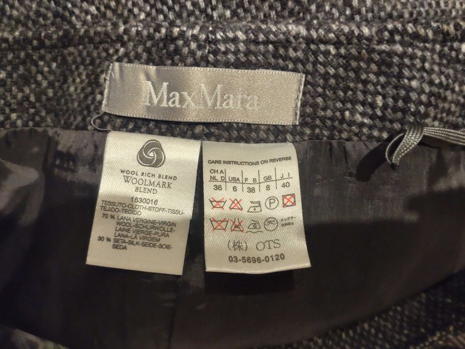 Жіночий твідовий костюм Max Mara, у складі - вовна та шовк S/M