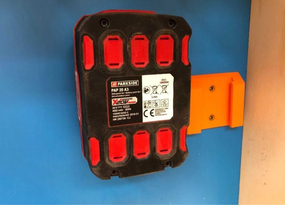 Suporte de parede Baterias Parkside