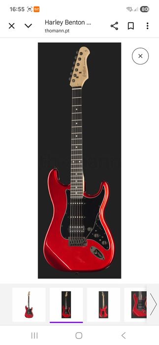 Harley Benton ST-JAMster nova, na caixa