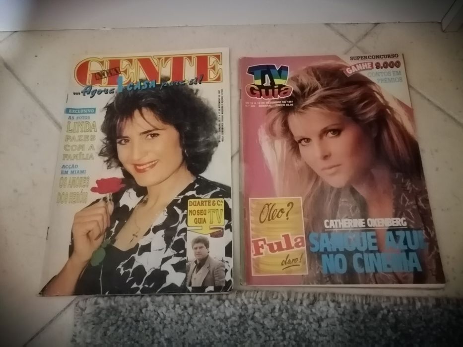 Revistas antigas Televisão Cinema Radio