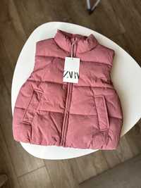 Жилетка Zara 98 см рожева