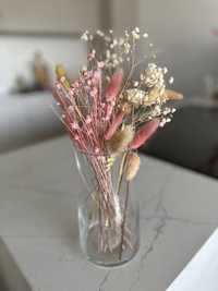 Karafka wazon ozdoba wiosenna kwiaty