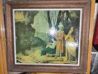 Quadro Replica de Os Três Filósofos de Giorgione antigo