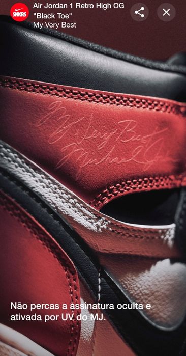 Nike Jordan 1 Original Black Toe 2025 tam 8,5 n°42 como nova com factu