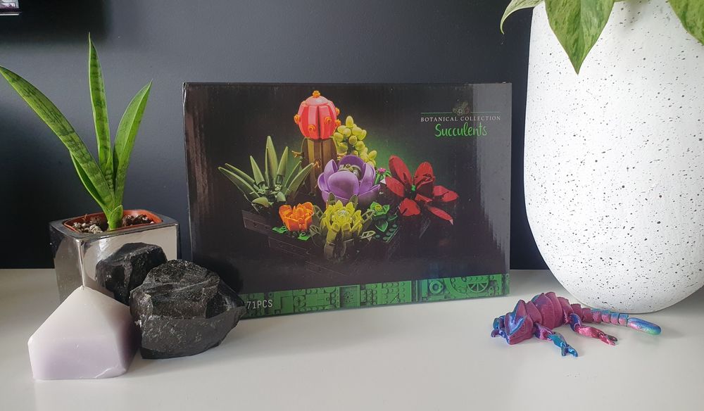 Nowe Klocki Botanicals zestaw 2 bukiet polnych kwiatów kaktusy komplet